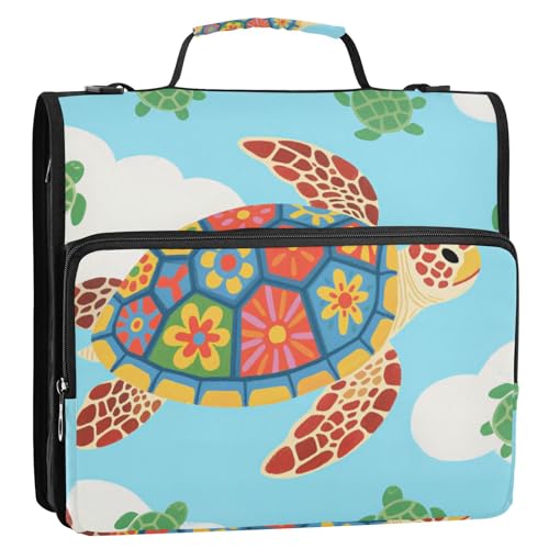Bolsa de almacenamiento de archivos Cartoon-Mappe mit 3 Ringen, Reißverschluss, 3,8 cm, mit Reißverschluss, 3,8 cm Bolsa de almacenamiento de archivos Cartoon-Mappe mit 3 Ringen, Reißverschluss, 3,8 cm, mit Reißverschluss, 3,8 cm von EtherSpher