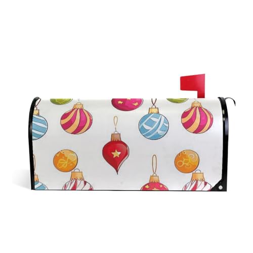 Bunte Deko-Kugeln, dekorative Briefkasten-Abdeckung für Danksagung, lustiger Sommer, Magnetverschluss, Standardgröße, Caja de Correos, 45,7 x 53,3 cm Bunte Deko-Kugeln, dekorative Briefkasten-Abdeckung für Danksagung, lustiger Sommer, Magnetverschluss, Standardgröße, Caja de Correos, 45,7 x 53,3 cm von EtherSpher