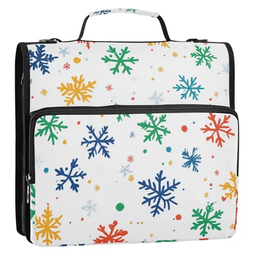 Bunte Schneewittchen Weihnachten 3 Ringe 3,8 cm Schule Reißverschluss Ordner mit Schultergurt und Griff inklusive Reißverschlusstasche Dokumentenmappe Organizer geeignet für Mittelschule Carpeta con Bunte Schneewittchen Weihnachten 3 Ringe 3,8 cm Schule Reißverschluss Ordner mit Schultergurt und Griff inklusive Reißverschlusstasche Dokumentenmappe Organizer geeignet für Mittelschule Carpeta con von EtherSpher