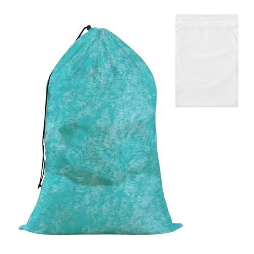 Dekorative Aufbewahrungstasche für schmutzige Wäsche, Vintage-Stil, einfarbig, mit Netzstoff, für Studentenwohnheim oder Reisen, waschbar, Saco para la ropa sucia Dekorative Aufbewahrungstasche für schmutzige Wäsche, Vintage-Stil, einfarbig, mit Netzstoff, für Studentenwohnheim oder Reisen, waschbar, Saco para la ropa sucia von EtherSpher
