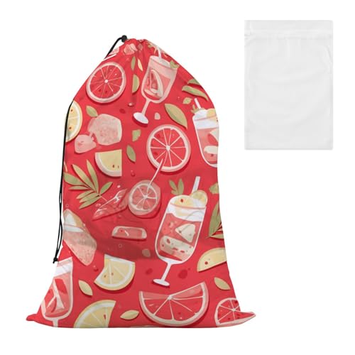 Dekorative Aufbewahrungstasche mit Cartoon-Disco-Cocktail-Motiv, für den Sommer, mit Netzstoff, passend für die meisten Wäschekörbe oder -körbe, strapazierfähig, Saco para ropa sucia Dekorative Aufbewahrungstasche mit Cartoon-Disco-Cocktail-Motiv, für den Sommer, mit Netzstoff, passend für die meisten Wäschekörbe oder -körbe, strapazierfähig, Saco para ropa sucia von EtherSpher