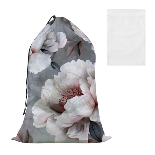 Dekorative Wäscheaufbewahrungstasche mit Vintage-Blumen-Motiv, für Reisen, mit Netzstoff, für Studentenwohnheim oder Reisen, Kordelzug-Verschluss, Bolsas Para Lavar Dekorative Wäscheaufbewahrungstasche mit Vintage-Blumen-Motiv, für Reisen, mit Netzstoff, für Studentenwohnheim oder Reisen, Kordelzug-Verschluss, Bolsas Para Lavar von EtherSpher
