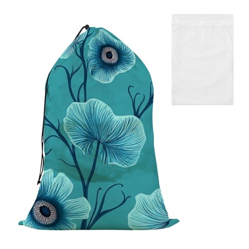Dekorativer Wäschekorb, Wäschesack mit Netzstoff, Vintage-Stil, für Studentenwohnheim oder Reisen, waschbar, Motiv: Bolsa para ropa sucia para lavanderia Dekorativer Wäschekorb, Wäschesack mit Netzstoff, Vintage-Stil, für Studentenwohnheim oder Reisen, waschbar, Motiv: Bolsa para ropa sucia para lavanderia von EtherSpher