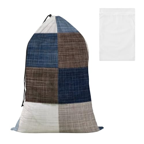 Dekorativer Wäschesack im Vintage-Retro-Stil, extra groß, mit Netzstoff, Wäschesammler-Set für Studentenwohnheim oder Reisen, waschbar, Bolsa Para Lavar Ropa Dekorativer Wäschesack im Vintage-Retro-Stil, extra groß, mit Netzstoff, Wäschesammler-Set für Studentenwohnheim oder Reisen, waschbar, Bolsa Para Lavar Ropa von EtherSpher