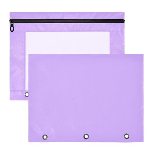 Ordner mit 3 Löchern, 3 Ringen, Tasche für A4-Papier, Briefe, 2 Stück, für Studenten, Lehrerbedarf, Violett Ordner mit 3 Löchern, 3 Ringen, Tasche für A4-Papier, Briefe, 2 Stück, für Studenten, Lehrerbedarf, Violett von EtherSpher