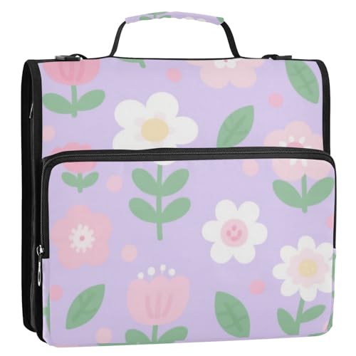 Ringbuch-Organizer mit 3 Ringen, 3,8 cm, Rosa mit Schultergurt, Kapazität für Dokumente, Organizer für Schule, Clip de Cremallera Resistente Ringbuch-Organizer mit 3 Ringen, 3,8 cm, Rosa mit Schultergurt, Kapazität für Dokumente, Organizer für Schule, Clip de Cremallera Resistente von EtherSpher
