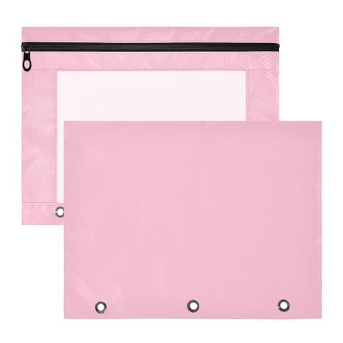 Stiftebox mit 3 Löchern für 3 Ringe, 2 Stück, für Studenten, Kunstbedarf, Aufbewahrung, Rosa Stiftebox mit 3 Löchern für 3 Ringe, 2 Stück, für Studenten, Kunstbedarf, Aufbewahrung, Rosa von EtherSpher
