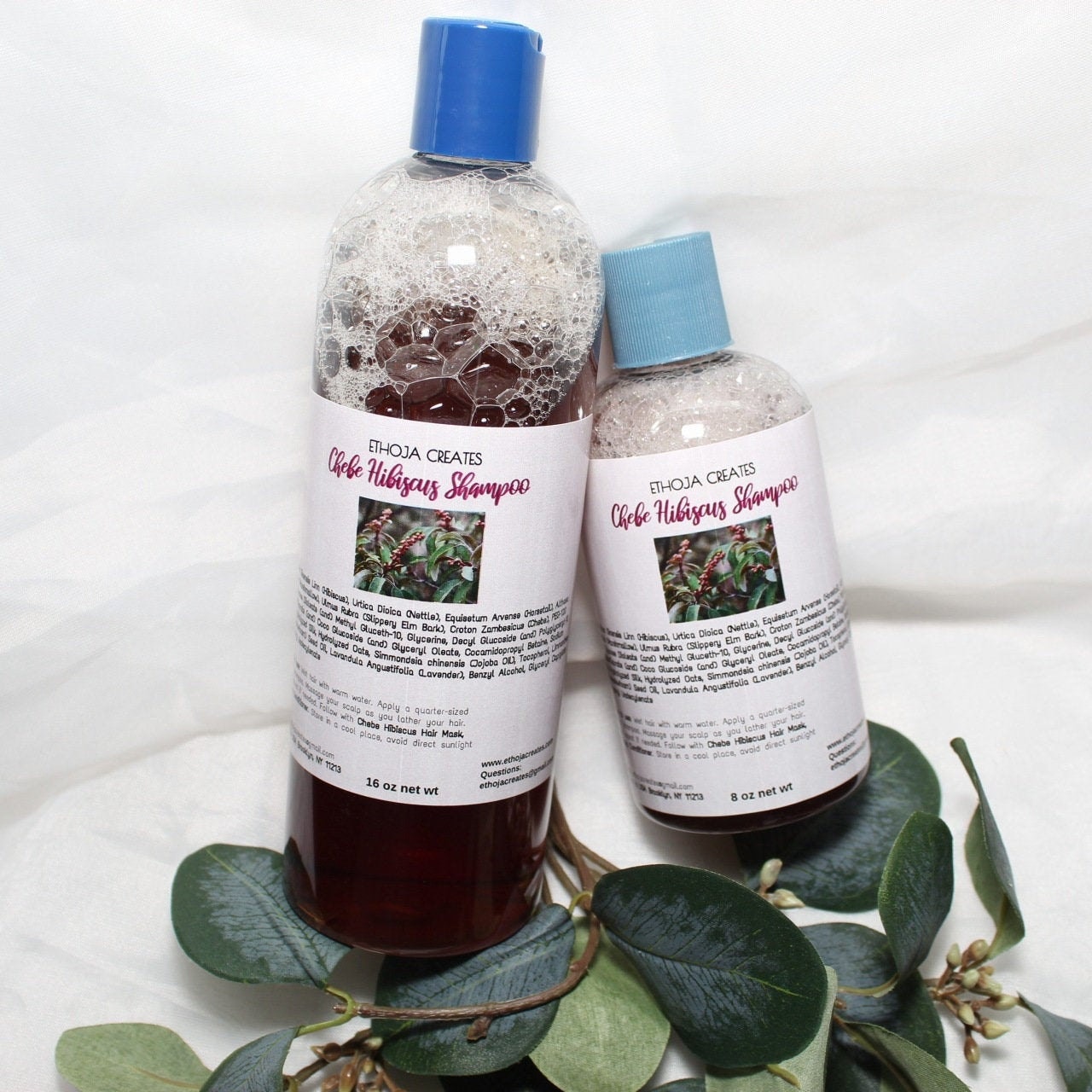 Chebe Hibiscus Shampoo, Sulfatfreies, Sanftes Reinigungsshampoo Chebe Hibiscus Shampoo, Sulfatfreies, Sanftes Reinigungsshampoo von EthojaCreates