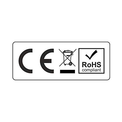 CE + WEEE + RoHS Aufkleber PE-Folie - 20x8 mm (500) von Etikettenshop Thon
