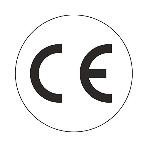 CE Aufkleber PE-Folie - Durchmesser 10 mm (100) von Etikettenshop Thon