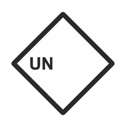 Gefahrgutetiketten auf Rolle - UN Etiketten - 100 x 100 mm - 1.000 Stück von Etikettenshop Thon