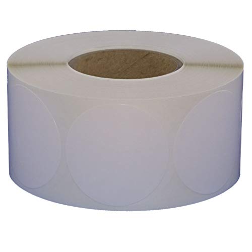 Markierungspunkte/Klebepunkte auf Rolle - Ø 50 mm - PE-Folie weiß - 1.000 Stück von Etikettenshop Thon