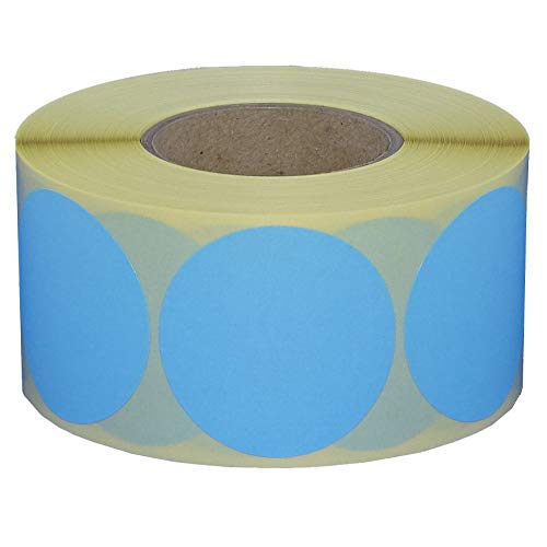 Markierungspunkte Klebepunkte auf Rolle/Durchmesser 60 mm / 1.000 Stück (Blau) von Etikettenshop Thon