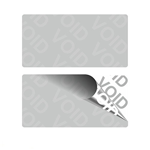 VOID Sicherheitsetiketten auf Rolle - 40 x 20 mm - 1000 Stück - silber VOID Sicherheitsetiketten auf Rolle - 40 x 20 mm - 1000 Stück - silber von simhoa