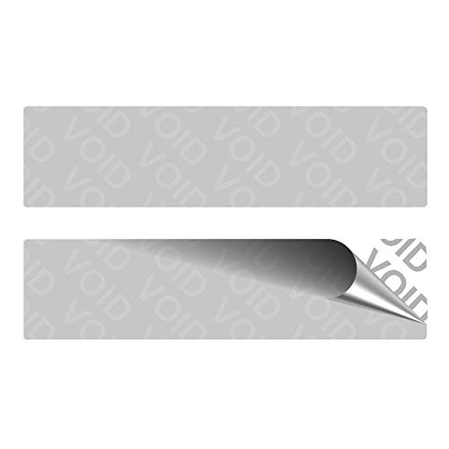 VOID Sicherheitsetiketten auf Rolle - 80 x 20 mm - 100 Stück - silber VOID Sicherheitsetiketten auf Rolle - 80 x 20 mm - 100 Stück - silber von Etikettenshop-Thon