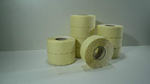15000 Preisauszeichner Etiketten 26 x 12 mm, weiß, permanent für Meto, Etimark, Contact, Herlitz, Jolly, Blitz von etimark