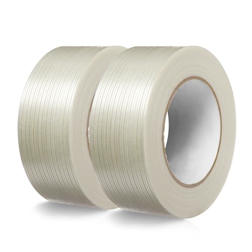 Umreifungsband, 2 Rollen 5,1 x 3200,4 cm, 5,5 mm, robustes Versand- und Umzugsband, transparent Umreifungsband, 2 Rollen 5,1 x 3200,4 cm, 5,5 mm, robustes Versand- und Umzugsband, transparent von Etossan