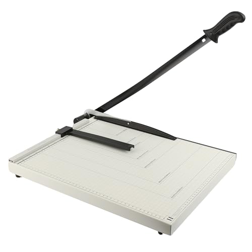 A3 Papierschneider mit Metallbasis, Guillotine Schneidemaschine für 12 Blatt Kompatibel mit A3 A4 A5 B5 B6 B7 Papier A3 Papierschneider mit Metallbasis, Guillotine Schneidemaschine für 12 Blatt Kompatibel mit A3 A4 A5 B5 B6 B7 Papier von Etrexonline
