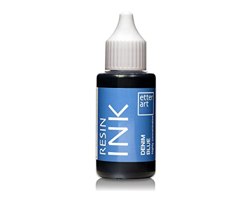 Etter Art hochwertige RESIN Farbe für Kunstharze I Färben Sie Ihr Epoxidharz mit unseren Inks I Hohe Pigmentierung & keinen Braunstich mit unseren Farben I Für eine sehr große Farbtiefe I Denim Blue Etter Art hochwertige RESIN Farbe für Kunstharze I Färben Sie Ihr Epoxidharz mit unseren Inks I Hohe Pigmentierung & keinen Braunstich mit unseren Farben I Für eine sehr große Farbtiefe I Denim Blue von Etter Art