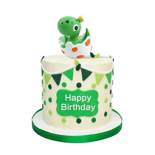 Etwgbaby Dinosaurier-Kuchenaufsätze aus Kunstharz, grün, für Neugeborene, Dinosaurier, Kuchendekoration, Geschlechtsoffenbarung, Dinosaurier, Cupcake-Picks für Dschungel, Safari, Dino-Thema, Babyparty Etwgbaby Dinosaurier-Kuchenaufsätze aus Kunstharz, grün, für Neugeborene, Dinosaurier, Kuchendekoration, Geschlechtsoffenbarung, Dinosaurier, Cupcake-Picks für Dschungel, Safari, Dino-Thema, Babyparty von Etwgbaby