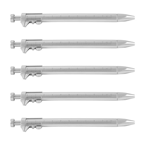 Etyrerre 5 Stück Multifunktions-Gelschreiber, 1,0 mm, Nonius, Roller, Kugelschreiber, Schreibwaren, Kugelschreiber, blaue Tinte Etyrerre 5 Stück Multifunktions-Gelschreiber, 1,0 mm, Nonius, Roller, Kugelschreiber, Schreibwaren, Kugelschreiber, blaue Tinte von Etyrerre