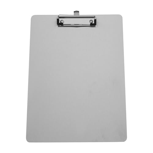 Etyrerre Briefbeschwerer-Ordner aus Metall, A4, aus Edelstahl, Clip Board, Ordner für Rechnungen, Schreibmappe, Tipp, Menüschiene für Unternehmen von Etyrerre