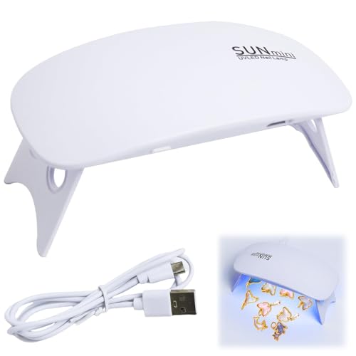 EuAcesry UV-Lampe, Epoxidharz, tragbare UV-Lampe zum Aushärten, UV-Harzkleber für DIY-Dekoration, Gießen, Harzbedarf EuAcesry UV-Lampe, Epoxidharz, tragbare UV-Lampe zum Aushärten, UV-Harzkleber für DIY-Dekoration, Gießen, Harzbedarf von EuAcesry