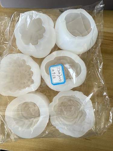 EuTengHao Silikon-Kerzenformen für 3D-Pflanzen, Blumenwachs, Duftkerzen, Seife, Silikonharz, Gießformen von EuTengHao