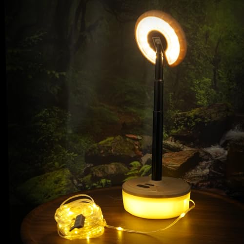 Euakee 10M Camping Lichterkette Aufrollbar, Wasserdichte Tragbare LED Campinglampe, USB Aufladbar Campinglampe, Lichterkette Außenbereich für Outdoor Camping Hof Dekor, Weihnachtsdeko Euakee 10M Camping Lichterkette Aufrollbar, Wasserdichte Tragbare LED Campinglampe, USB Aufladbar Campinglampe, Lichterkette Außenbereich für Outdoor Camping Hof Dekor, Weihnachtsdeko von Euakee