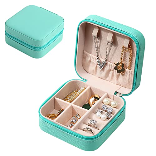 Eucomir Schmuckkästchen für Damen,Schmuckschatulle Reise,Klein PU-Leder Schmuckaufbewahrung Schmuckkoffer,Mini Schmuckbox Reise für Ringe, Ohrringe, Armbänder, Ketten für Frauen,Ehefrau, Mutter, Blau Eucomir Schmuckkästchen für Damen,Schmuckschatulle Reise,Klein PU-Leder Schmuckaufbewahrung Schmuckkoffer,Mini Schmuckbox Reise für Ringe, Ohrringe, Armbänder, Ketten für Frauen,Ehefrau, Mutter, Blau von Eucomir