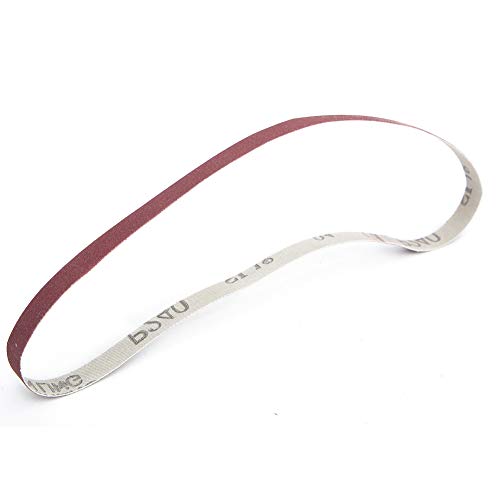 10-teiliges Schleifband aus Aluminium, 9 X 533, Oxid-Schleifpapier, Schleifband, 533 X 9 Mm (600#) von Eujgoov