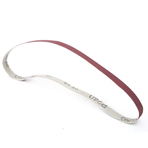 10-teiliges Schleifband aus Aluminium, 9 X 533, Oxid-Schleifpapier, Schleifband, 533 X 9 Mm (800#) von Eujgoov