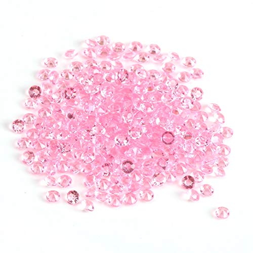 1000 Stück/Beutel, 4,5 mm Klares Acryl Wasserperlen Klare Wasserperlen Perlen Vasenfüller Hochzeit Party Dekoration DIY Zubehö (Rosa) von Eujgoov