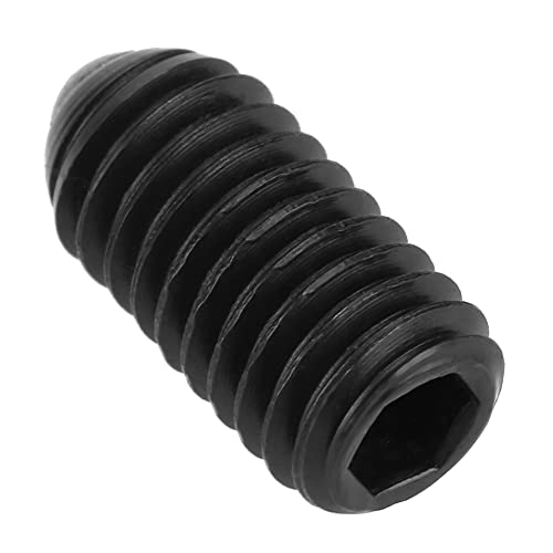 10pcs M6 -Schraubengewinde -Sechskant, Kohlenstoffstahlkugelkugel mit Sockelkugelabfall für Mechanische Geräte, Klemmen, Einfach zu Installieren, Druck und Genaue Positionierung zu Sorgen, (M6*8 von Eujgoov
