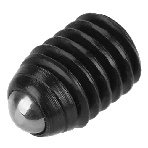 10pcs M6 -Schraubengewinde -Sechskant, Kohlenstoffstahlkugelkugel mit Sockelkugelabfall für Mechanische Geräte, Klemmen, Einfach zu Installieren, Druck und Genaue Positionierung zu Sorgen, (M6*8 von Eujgoov