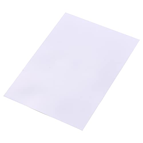25 Blätter weiß Druckbare Schrumpffilme Kit mit Hitzeblättern, Anhänger Ohrringe Schlüsselanlagen Ornamente Zubehör für Tintenstrahldrucker, 8,3 * 11,4 Zoll (25 Blätter) von Eujgoov