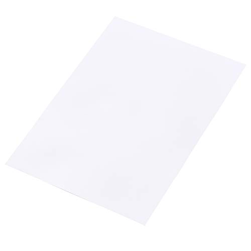 25 Blätter weiß Druckbare Schrumpffilme Kit mit Hitzeblättern, Anhänger Ohrringe Schlüsselanlagen Ornamente Zubehör für Tintenstrahldrucker, 8,3 * 11,4 Zoll (25 Blätter) von Eujgoov