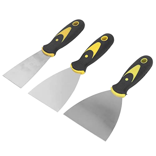 3-teiliges Spachtel-Spachtel-Taping-Messer-Spachtel-Taping-Schaber-Werkzeug-Set-Kit für Farbe, Tapete, Decke von Eujgoov