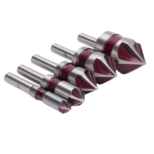 5 Flöten -Countersink -Bohrer -Bit -Set 82 Grad Holzbearbeitungswerkzeuge mit M35 HSS für Holzplastik -Acryl -Kupfer -Aluminiumlegierung 5 Flöten -Countersink -Bohrer -Bit -Set 82 Grad Holzbearbeitungswerkzeuge mit M35 HSS für Holzplastik -Acryl -Kupfer -Aluminiumlegierung von Eujgoov
