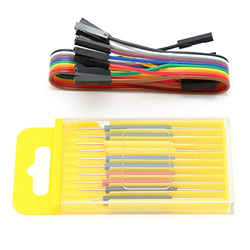 Eujgoov 10 Stück Mikro-IC-Hakeclip, IC-MessleItungen-Mini-Clamp/Holder-Mini-IC-Klemme Sop Soic MessleItungen Klemmadapter des Multimeters von Eujgoov