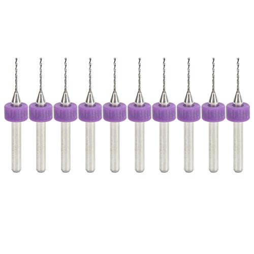 Eujgoov 10Pcs 0,7 mm Mikrobohrer Wolframcarbid Bohrer Set für Leiterplatten Leiterplatte mit Kunststoffgehäuse Eujgoov 10Pcs 0,7 mm Mikrobohrer Wolframcarbid Bohrer Set für Leiterplatten Leiterplatte mit Kunststoffgehäuse von Eujgoov