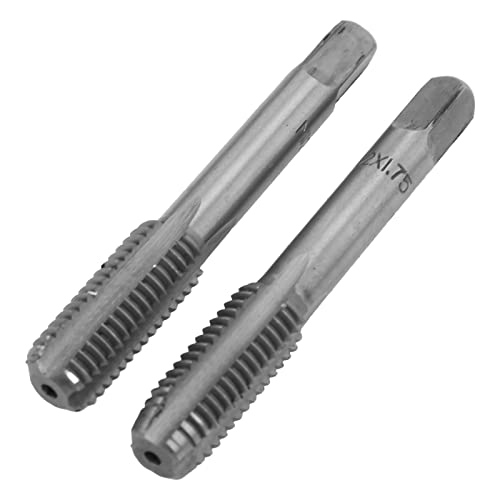 Eujgoov 2pcs Hohe Härte Hochgeschwindigkeits -Stahl -Metrikgewinde -Wasserhahn, für die Meisten Metalle Geeignet (M12*1.75) von Eujgoov