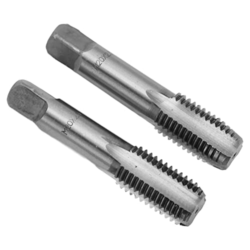 Eujgoov 2pcs Hohe Härte Hochgeschwindigkeits -Stahl -Metrikgewinde -Wasserhahn, für die Meisten Metalle Geeignet (M20*2.5) von Eujgoov