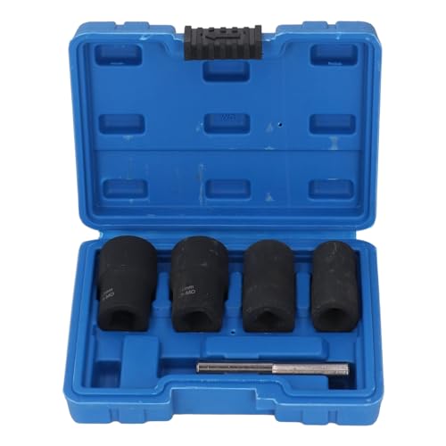 Eujgoov Aufprall 4-teiliger Nuss-Extraktor-Kit 17mm 19mm 21 Mm 22mm CR Mo Stahl Einlagerungsprotokoll für Industrielle Reparaturen Autowartung Wohnhäuser Dekoration Eujgoov Aufprall 4-teiliger Nuss-Extraktor-Kit 17mm 19mm 21 Mm 22mm CR Mo Stahl Einlagerungsprotokoll für Industrielle Reparaturen Autowartung Wohnhäuser Dekoration von Eujgoov