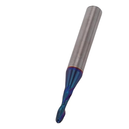Eujgoov Ballende CNC Routing Machine Drill Bit, Wolfram Carbide Ball End Mill mit Nanoblau -Beschichtung 1/2 " Eujgoov Ballende CNC Routing Machine Drill Bit, Wolfram Carbide Ball End Mill mit Nanoblau -Beschichtung 1/2 " von Eujgoov