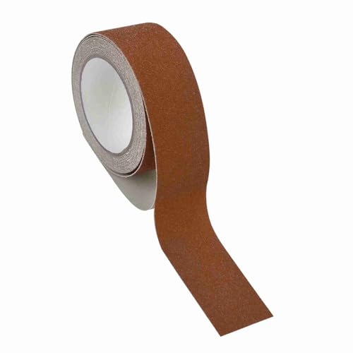 Eujgoov Bunte Bodenschlüssel Anti -Slip -Klebeband PVC Sicherheitsdekoration Nicht überrutschkleber Treppenschritt mit Premium PVC (Kaffee) von Eujgoov