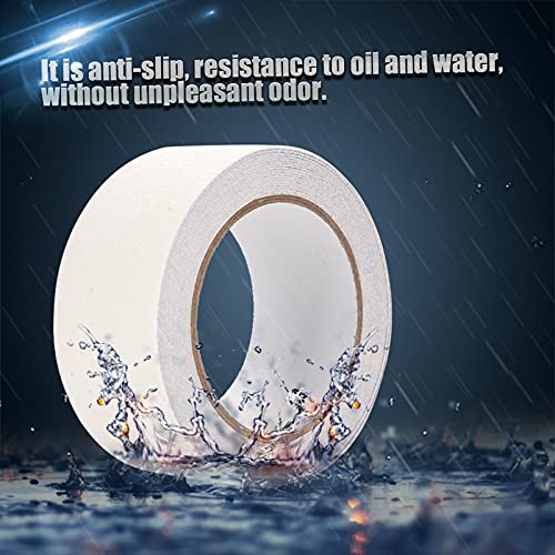 Eujgoov Bunte Bodenschlüssel Anti -Slip -Klebeband PVC Sicherheitsdekoration Nicht überrutschkleber Treppenschritt mit Premium PVC (WHITE) von Eujgoov