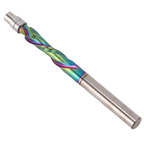 Eujgoov Einzigartige DLC -Beschichtungsmahlschneider, 2 Flötenspiralspül -Trimm -Bit -Werkzeug Festkarbidlager Geführt Eujgoov Einzigartige DLC -Beschichtungsmahlschneider, 2 Flötenspiralspül -Trimm -Bit -Werkzeug Festkarbidlager Geführt von Eujgoov