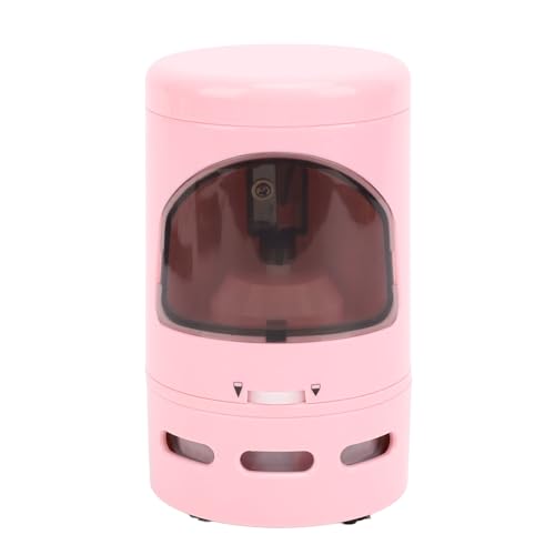Eujgoov Elektrisch Bleistiftschärfer Effizienter Batteriebetriebener Bleistiftschärfen -Werkzeug für Home Office -Studenten ABS Material (PINK) von Eujgoov