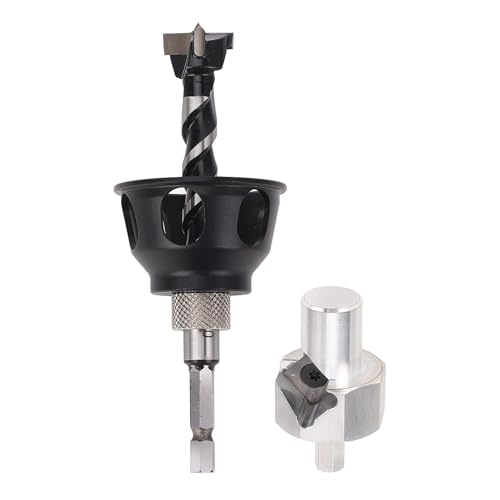 Eujgoov Hundelochbohrmaschine Bit Kit, Schleimwerkzeugset, 19mm Vertikaler Bohrer, Robuste Konstruktion, Aluminiumlegierung, Standard -Hex -Shank, Präzises Bohrung, Bequemes Werkzeug Eujgoov Hundelochbohrmaschine Bit Kit, Schleimwerkzeugset, 19mm Vertikaler Bohrer, Robuste Konstruktion, Aluminiumlegierung, Standard -Hex -Shank, Präzises Bohrung, Bequemes Werkzeug von Eujgoov